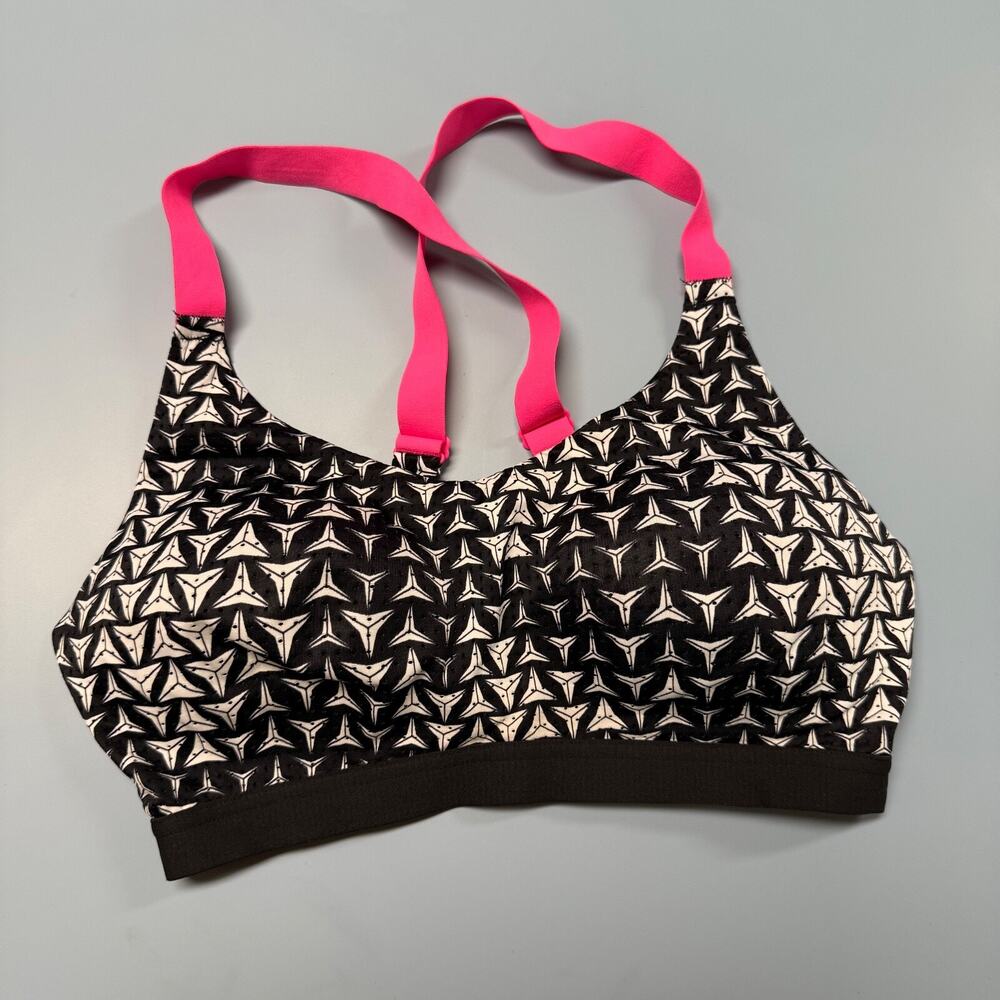 Victoria's Secret Sports Bra Sz 34D Wireless Lined Padded Workout Gym Run, 2756